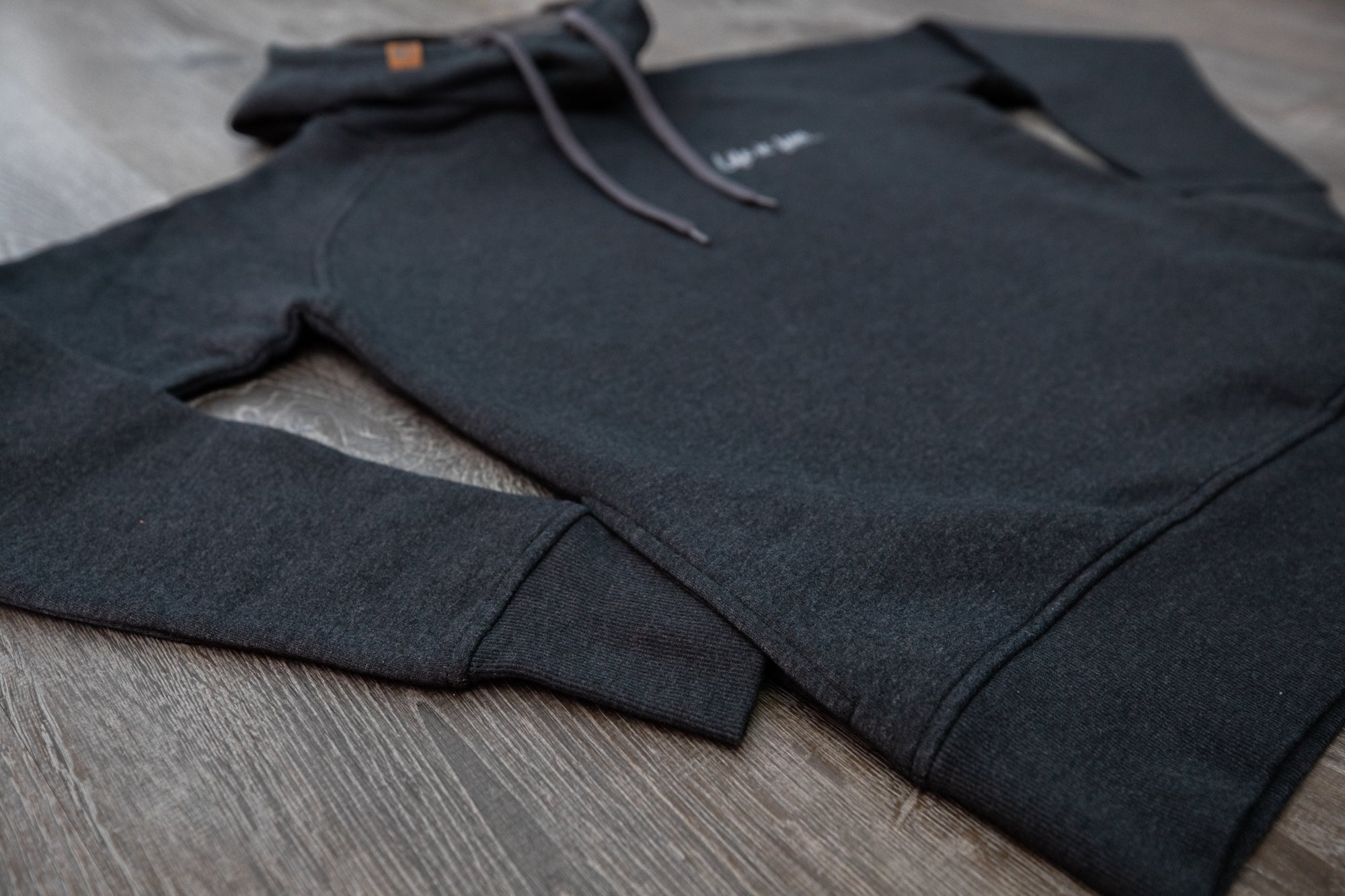 Ladies Scuba Neck Hoodie // Black