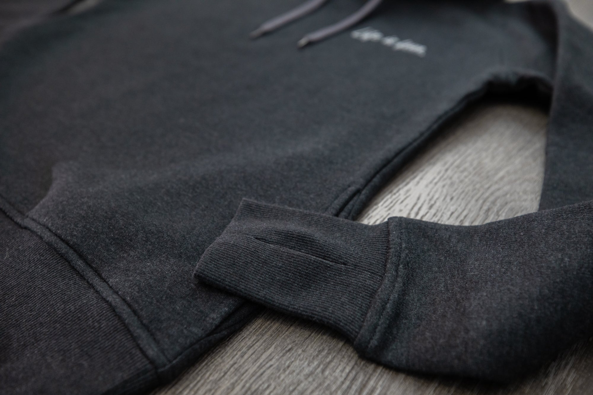 Ladies Scuba Neck Hoodie // Black