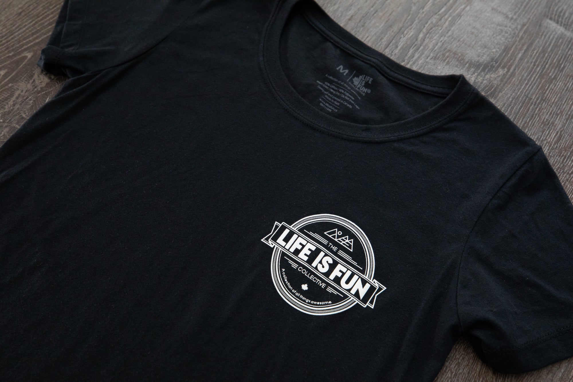 Ladies Ultimate T-shirt // Crest Logo - Black