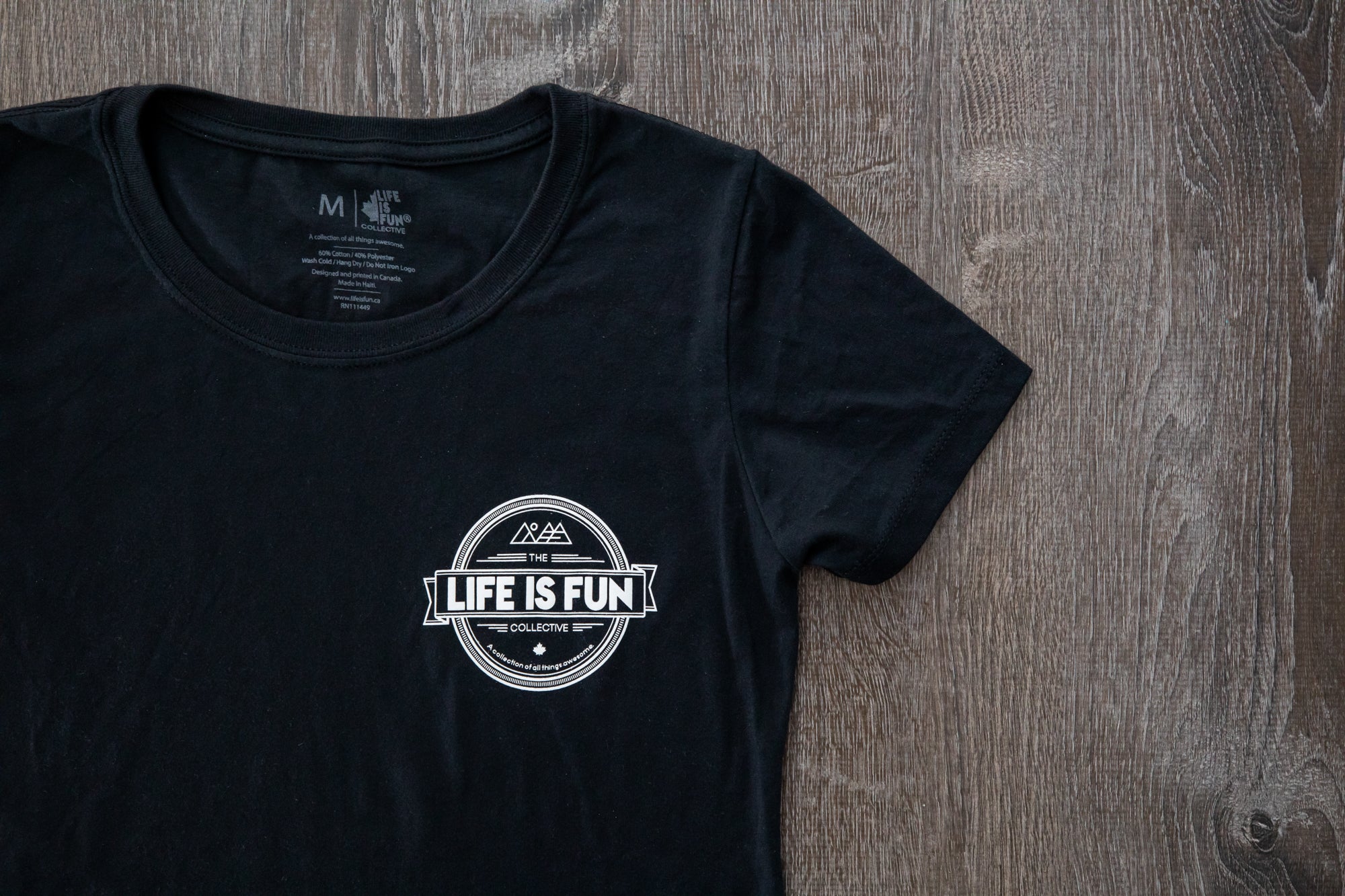 Ladies Ultimate T-shirt // Crest Logo - Black