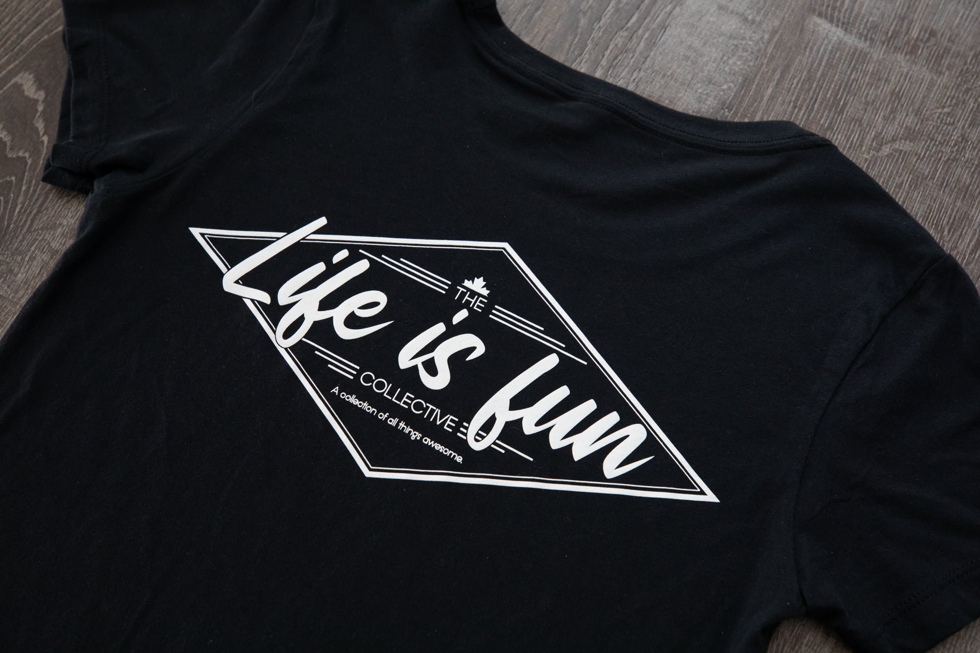 Ladies Ultimate T-shirt // Script Logo - Black