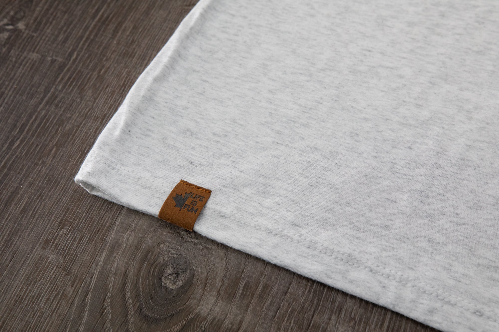 Ladies Triblend T-shirt // Script Logo - Light Grey