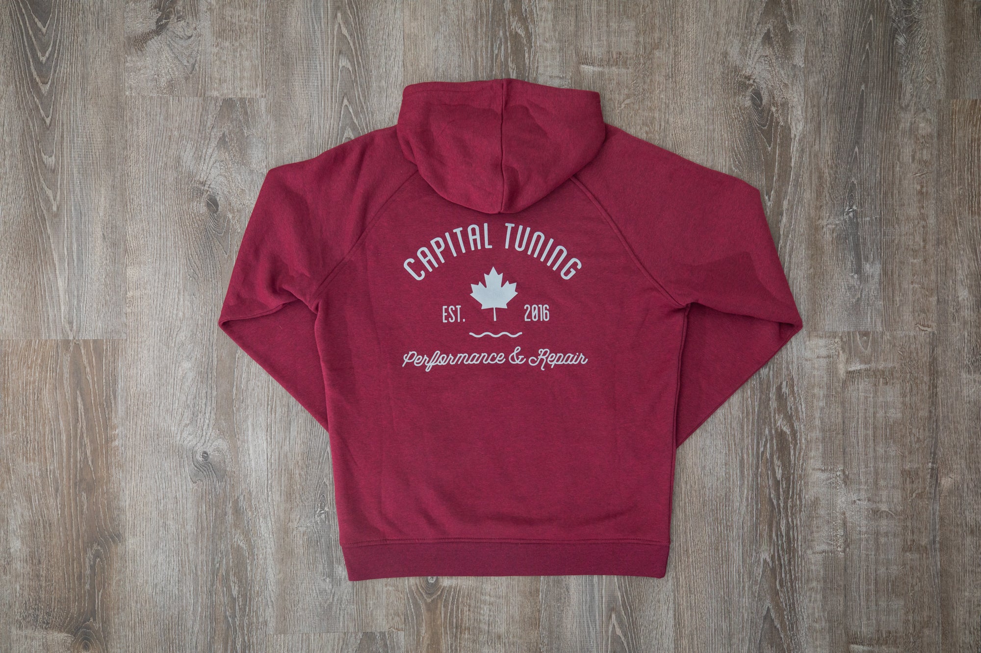Capitial Tuning Hoodie // Burgundy