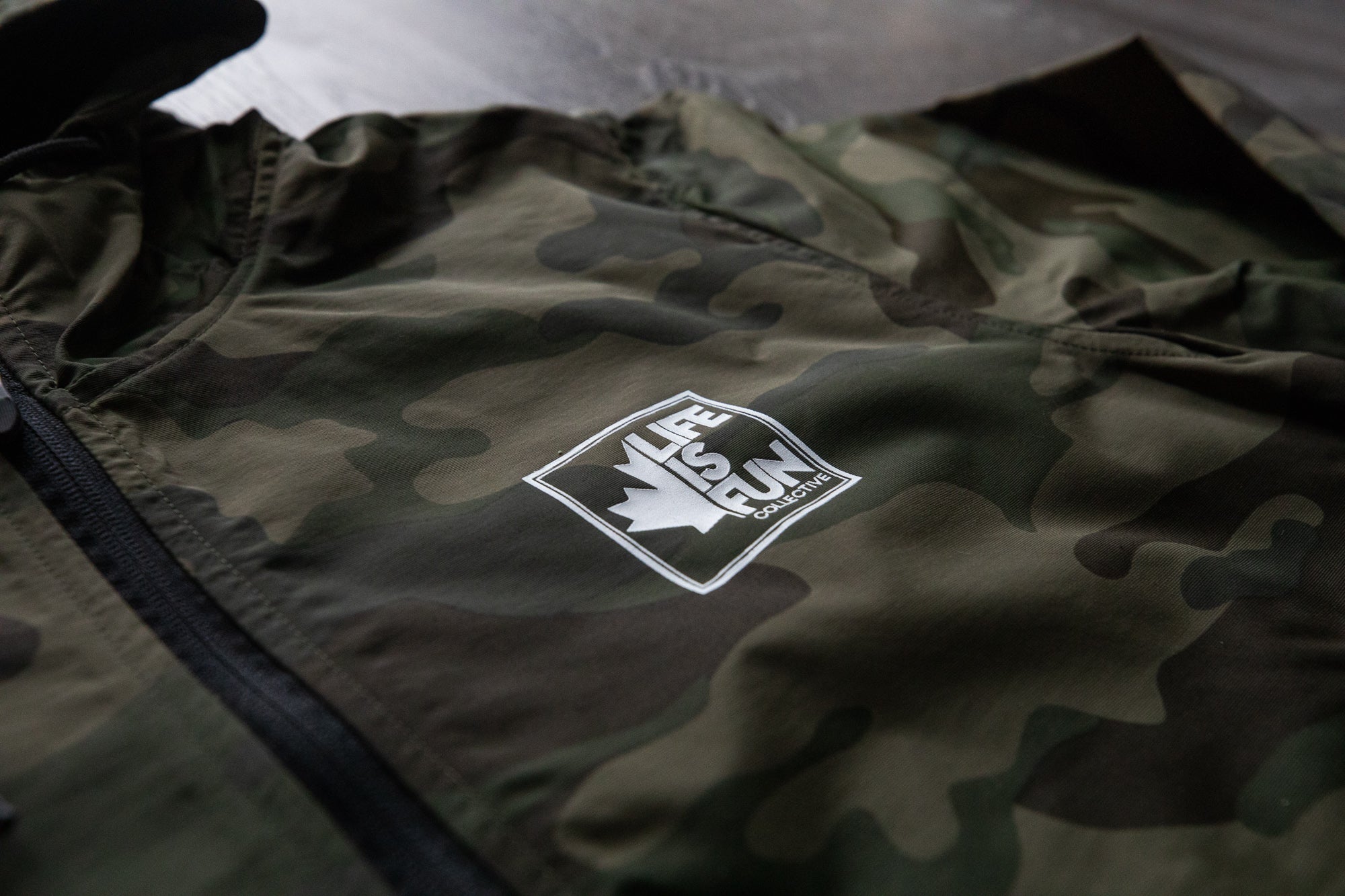 Pullover Rain Jacket // Camo
