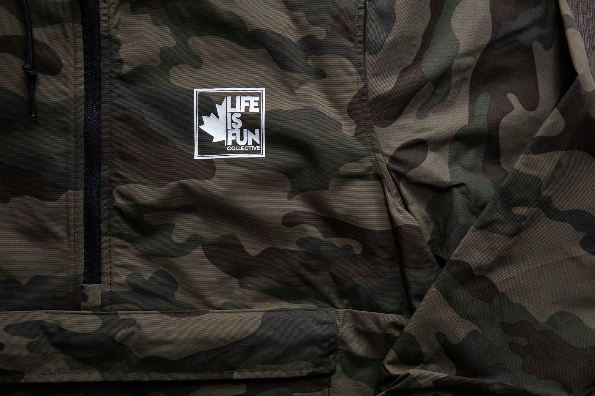 Pullover Rain Jacket // Camo