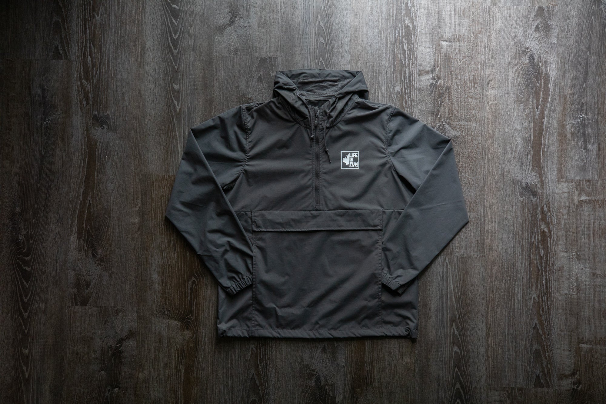 Pullover Rain Jacket // Grey