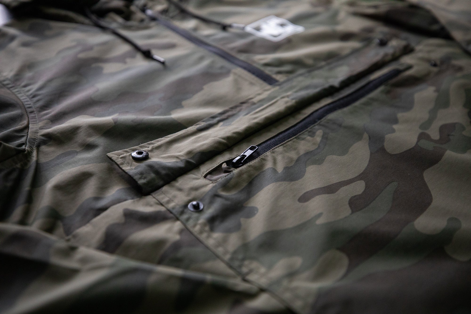 Pullover Rain Jacket // Camo