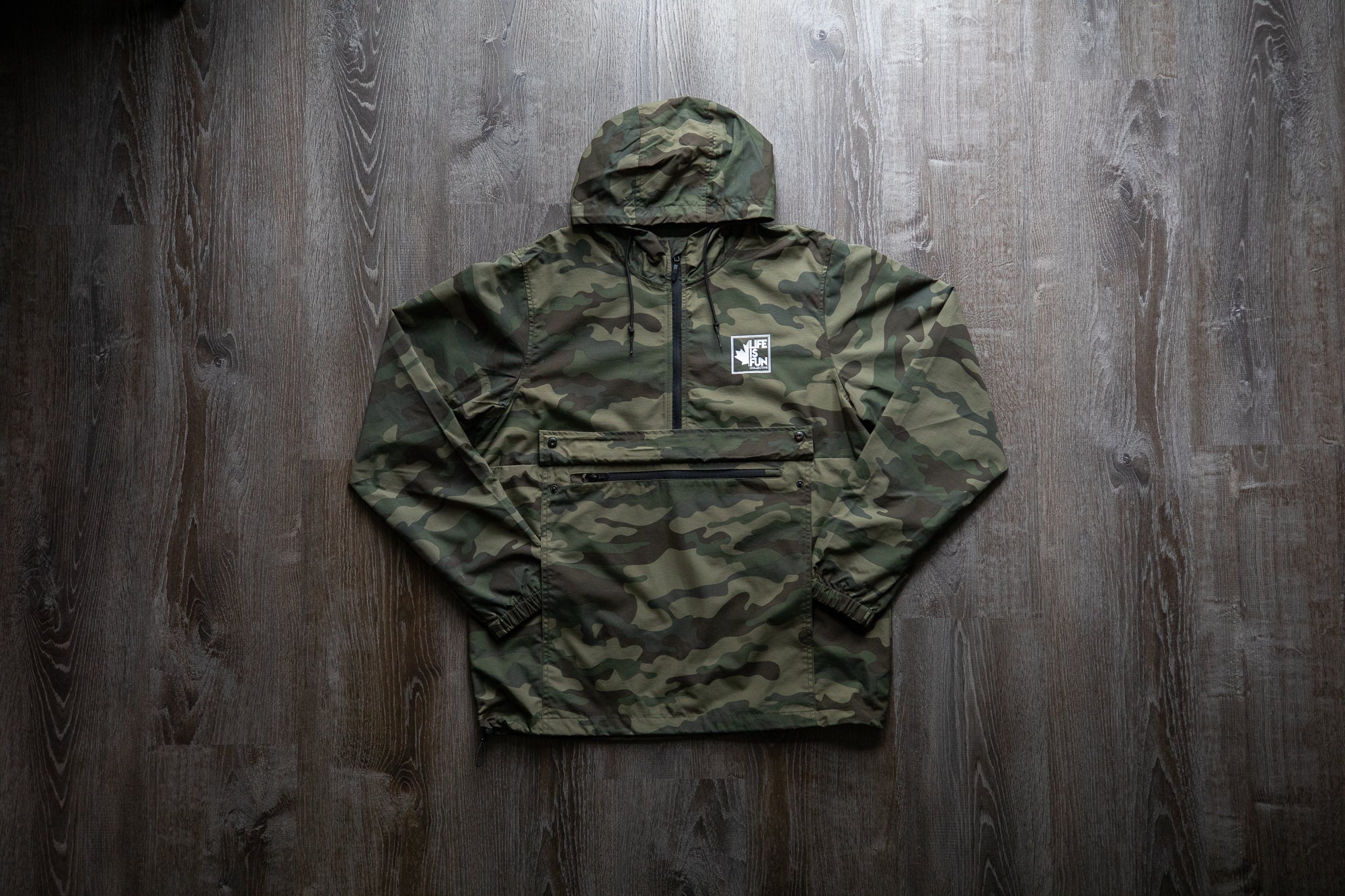 Pullover Rain Jacket // Camo