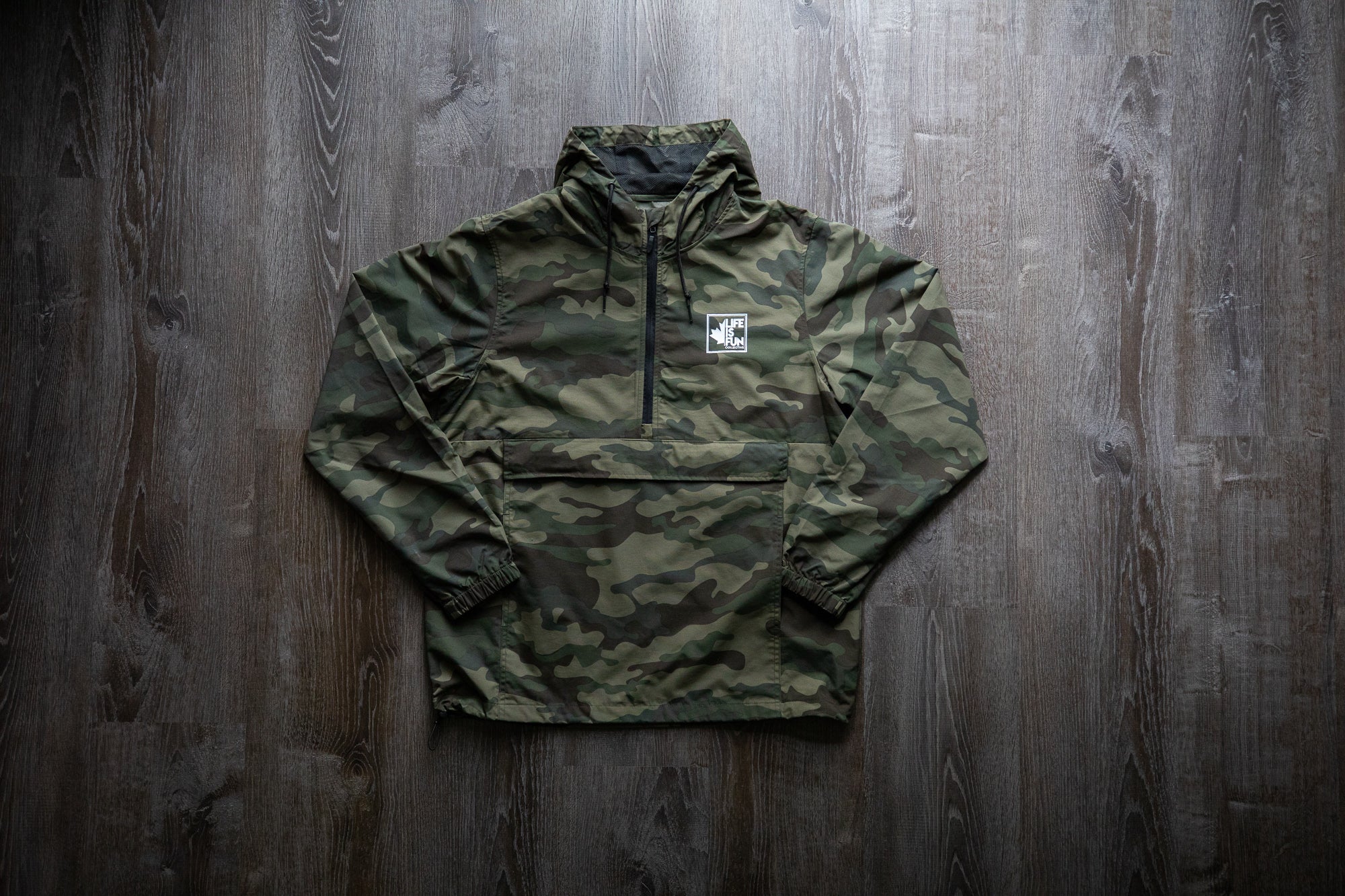 Pullover Rain Jacket // Camo