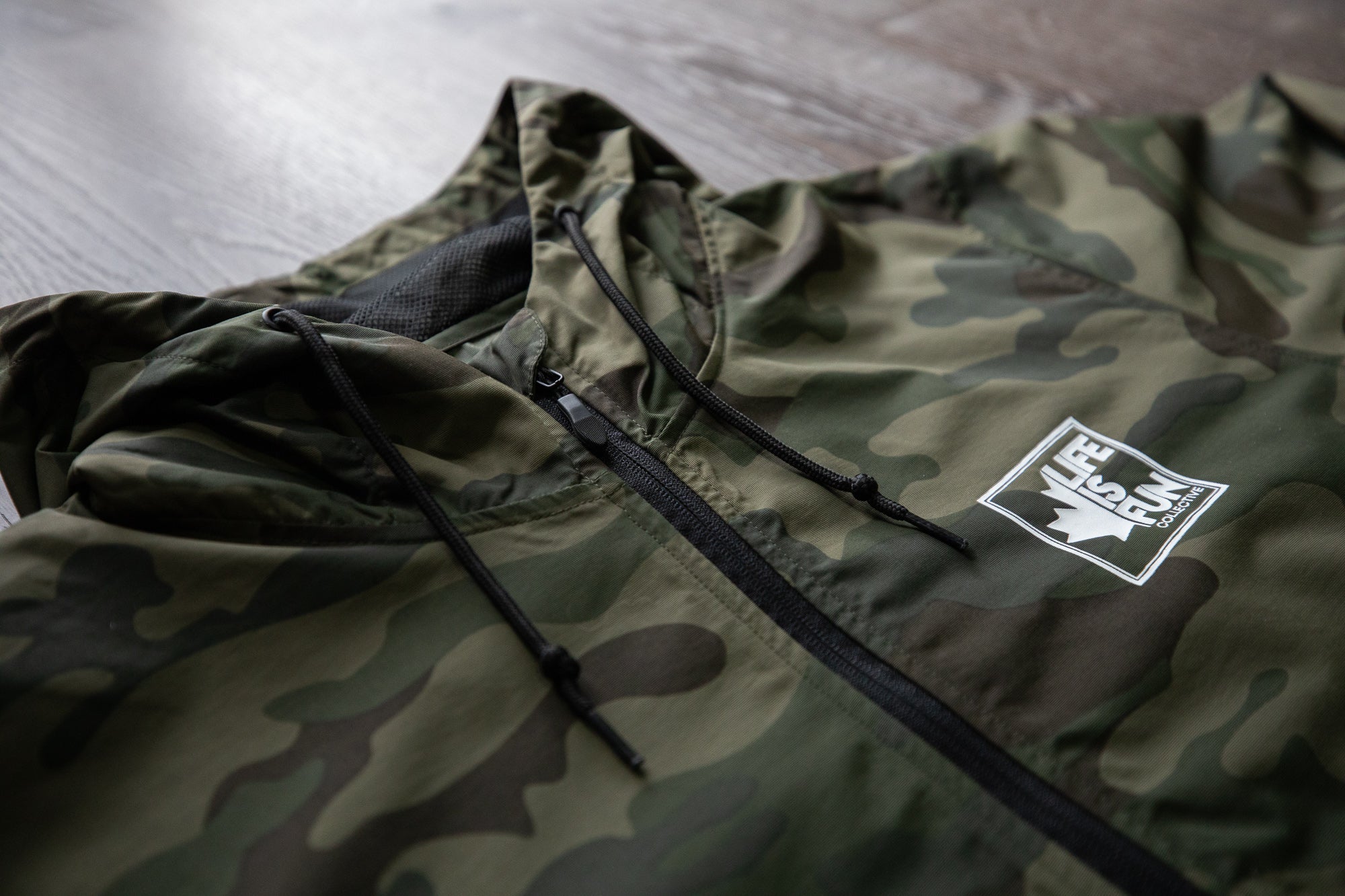 Pullover Rain Jacket // Camo