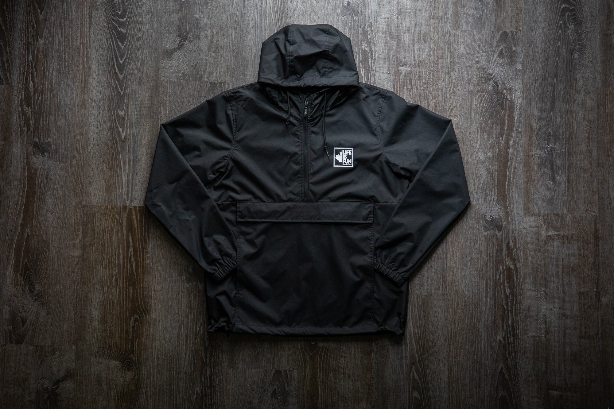 Pullover Rain Jacket // Black