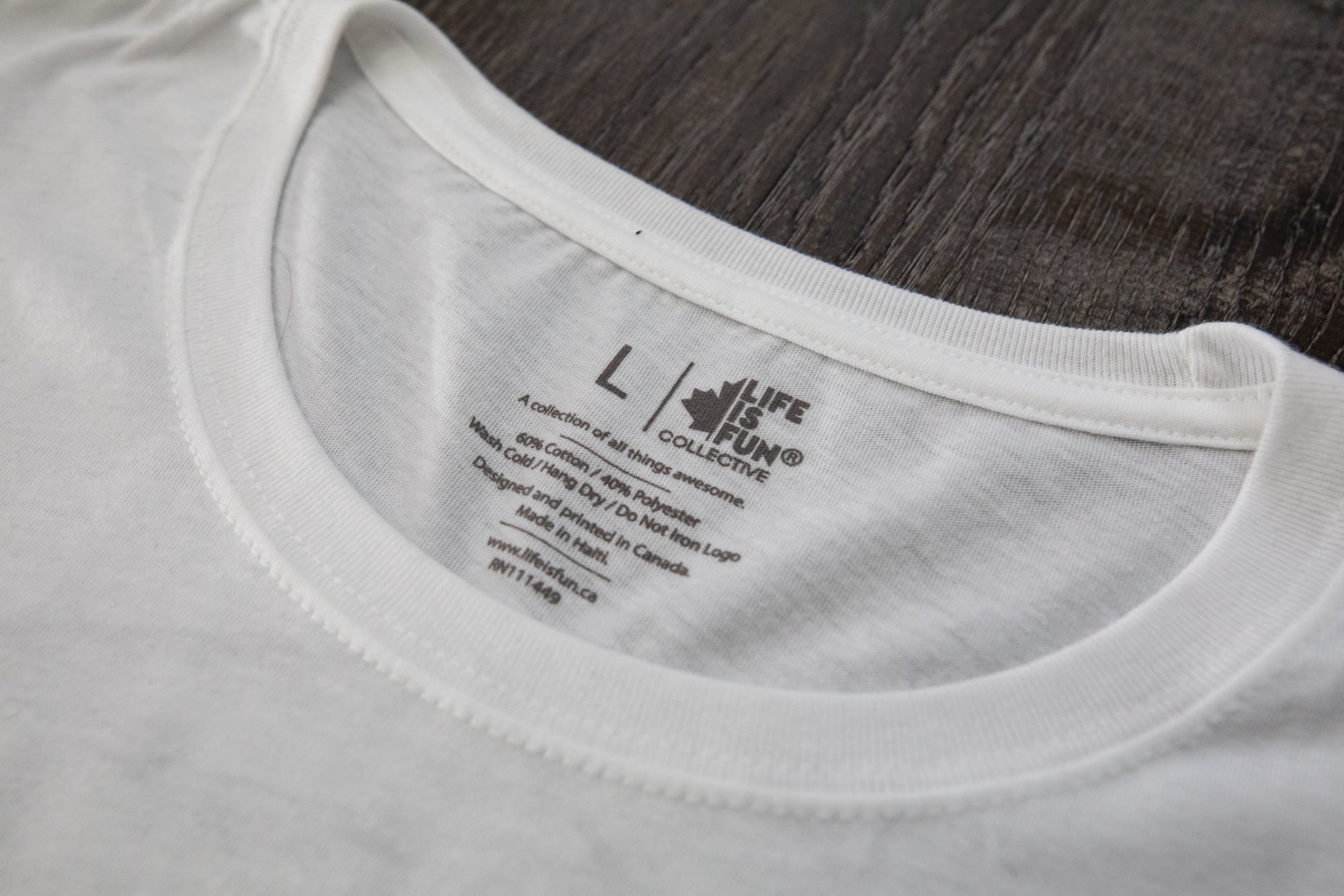 Ladies Ultimate T-shirt // Script Logo - White