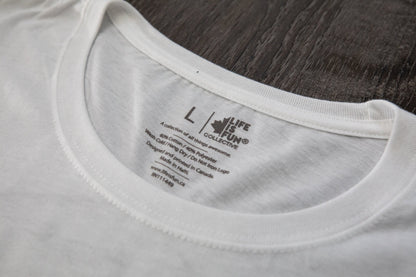 Ladies Ultimate T-shirt // Script Logo - White