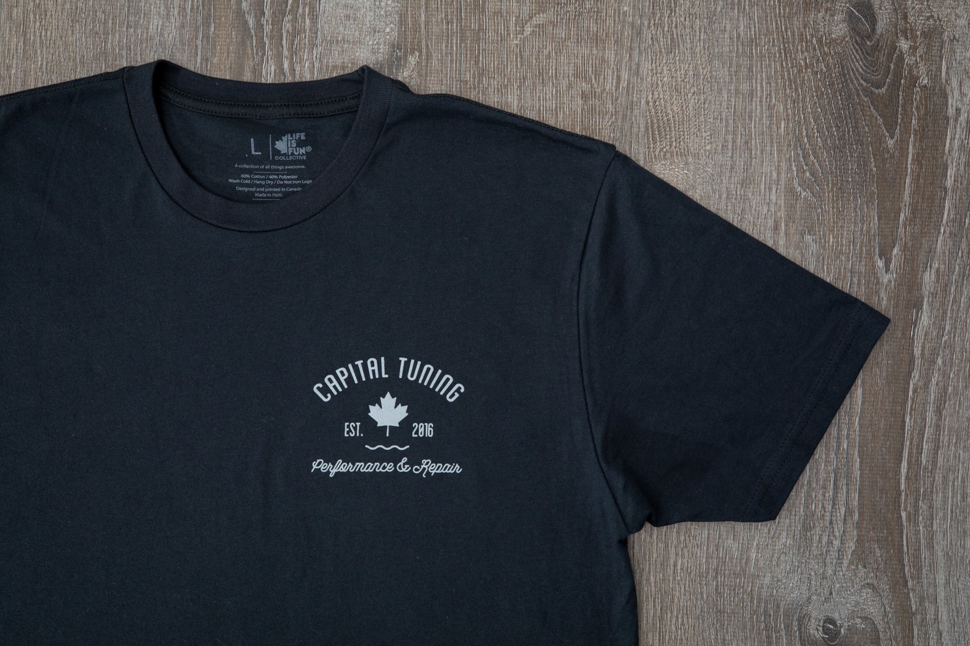 Capitial Tuning T-shirt // Black