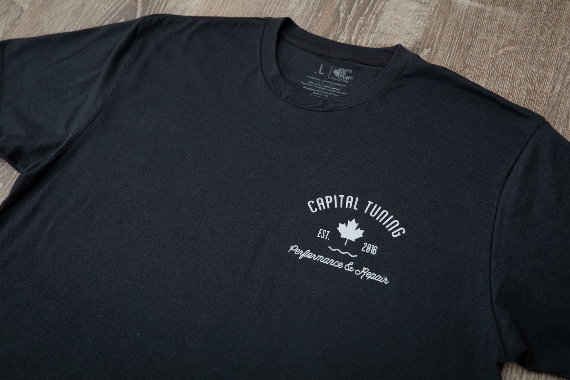 Capitial Tuning T-shirt // Black