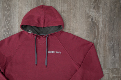 Capitial Tuning Hoodie // Burgundy