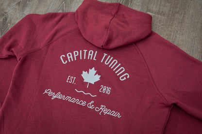 Capitial Tuning Hoodie // Burgundy