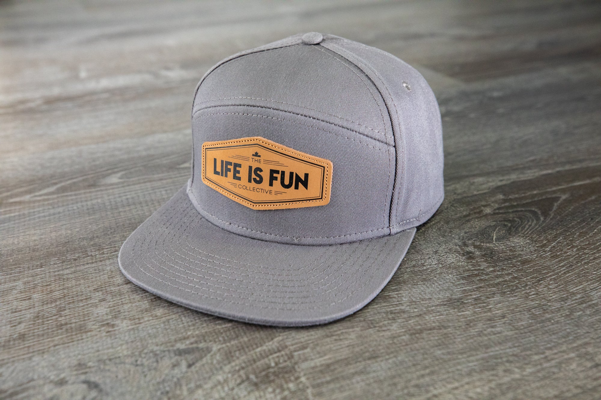 6 Panel Snapback // Grey