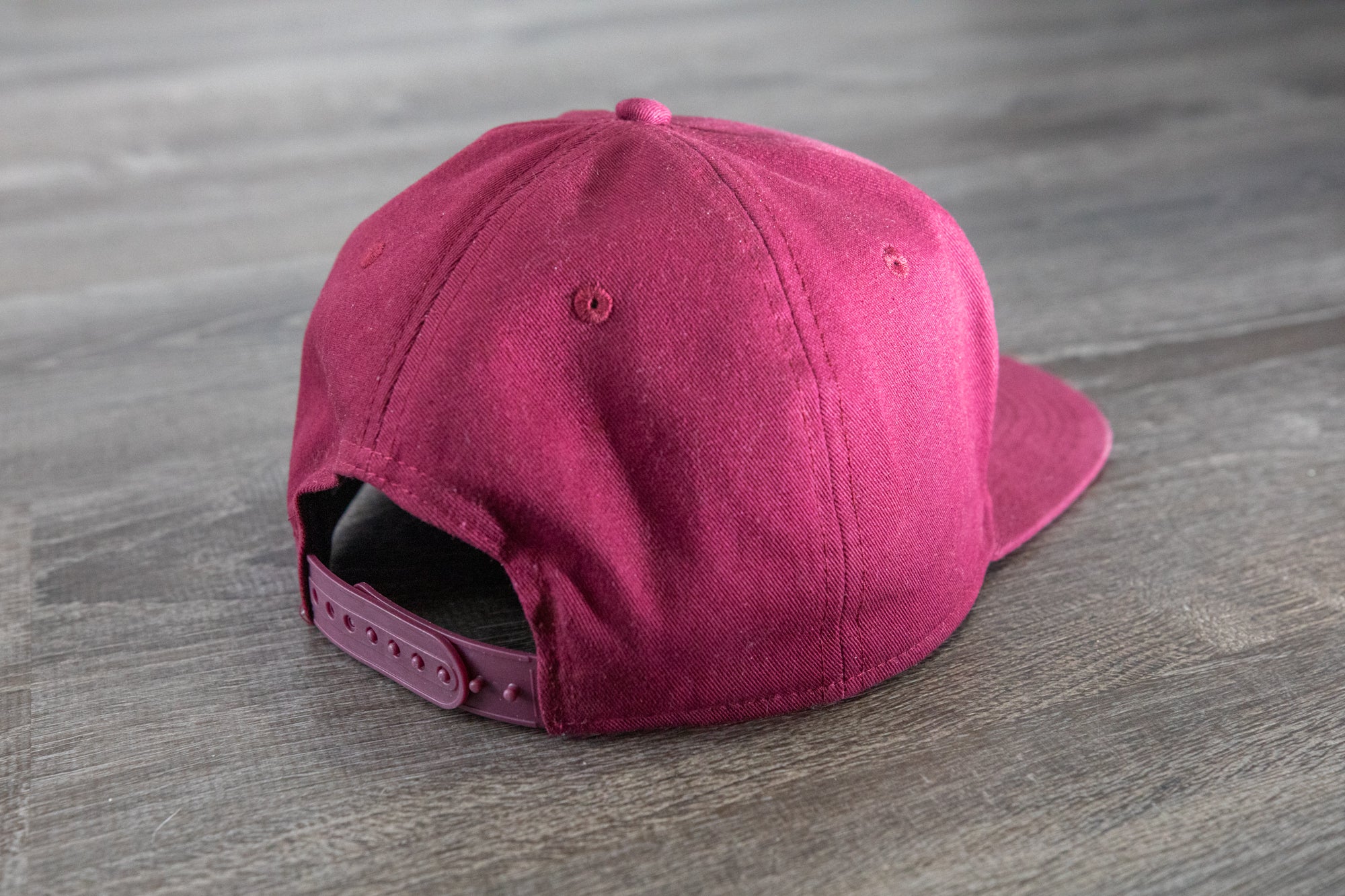 6 Panel Snapback // Burgundy