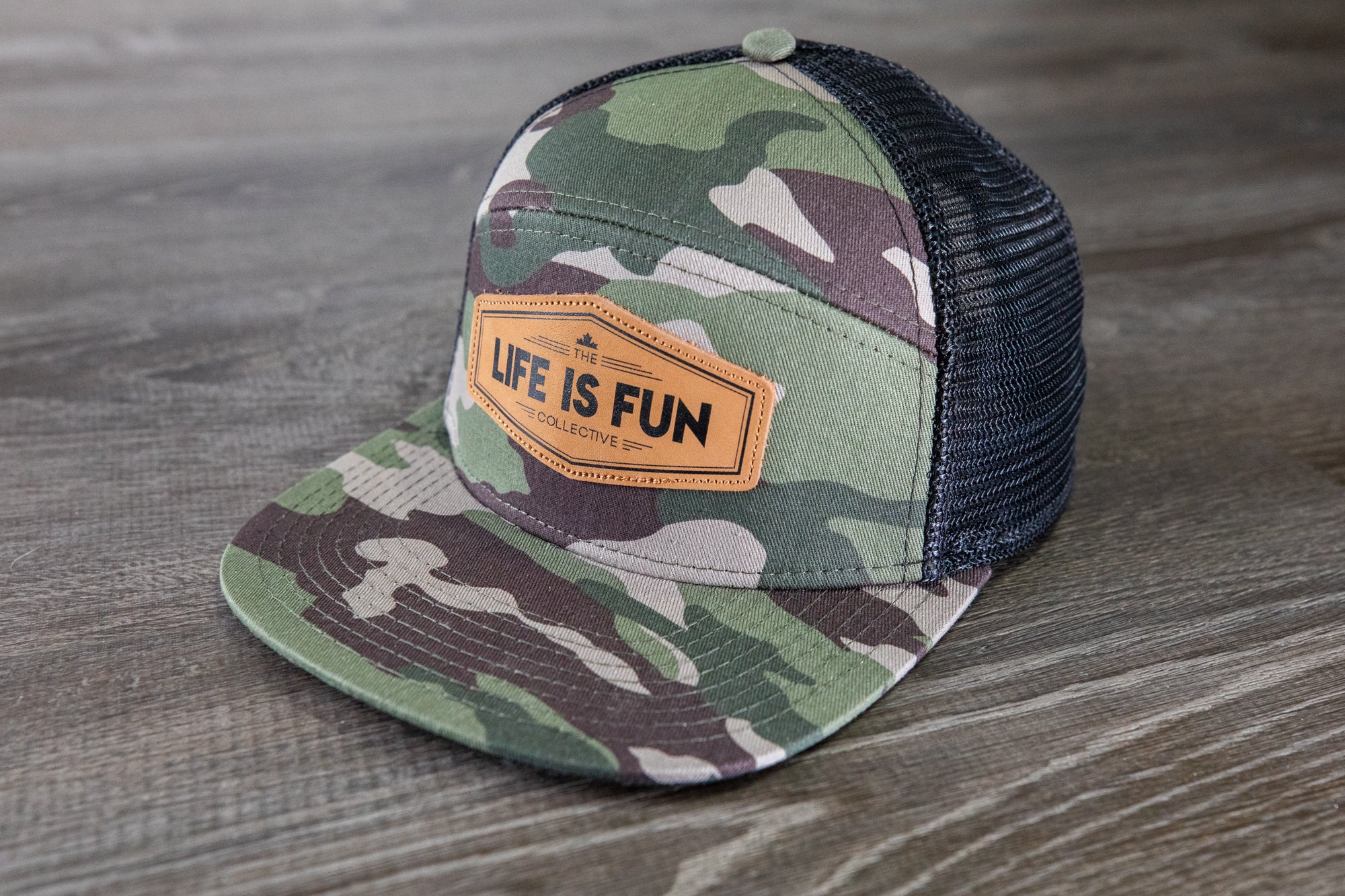 6 Panel Snapback // Camo