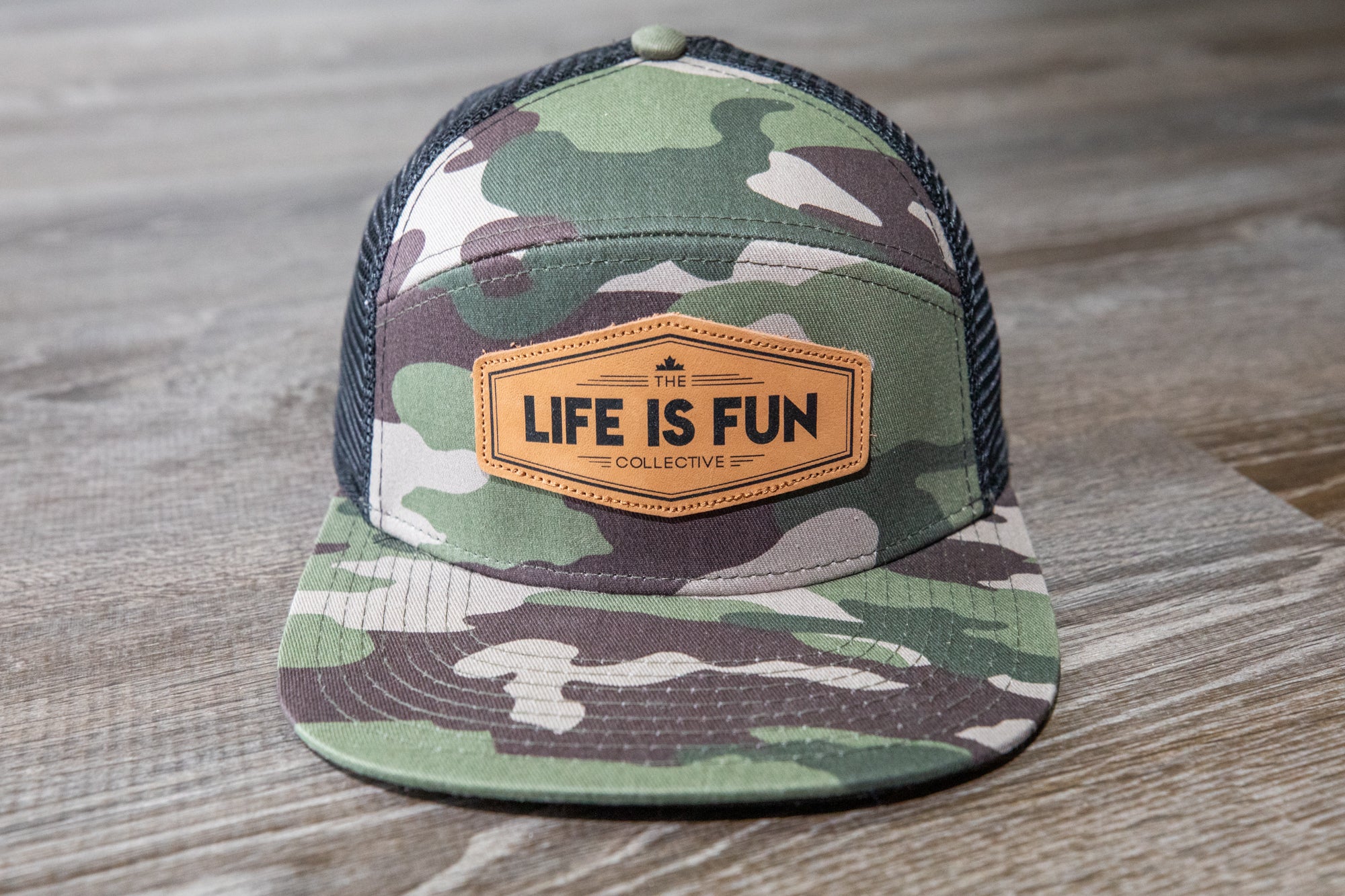 6 Panel Snapback // Camo