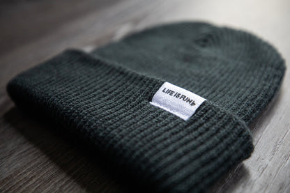 Lightweight Beanie // Black & Grey