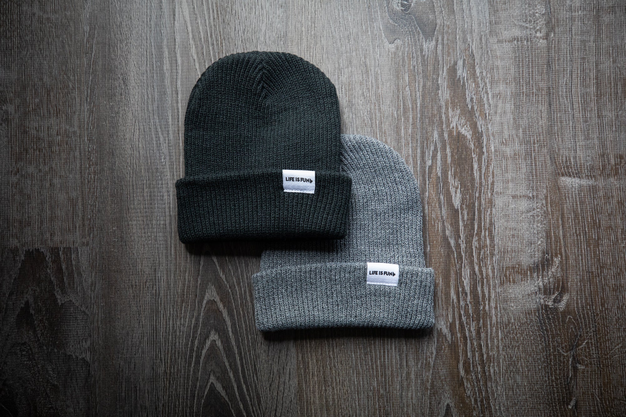 Lightweight Beanie // Black & Grey
