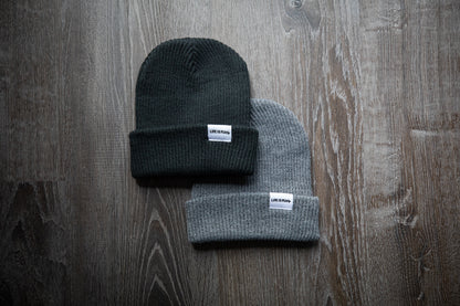 Lightweight Beanie // Black & Grey