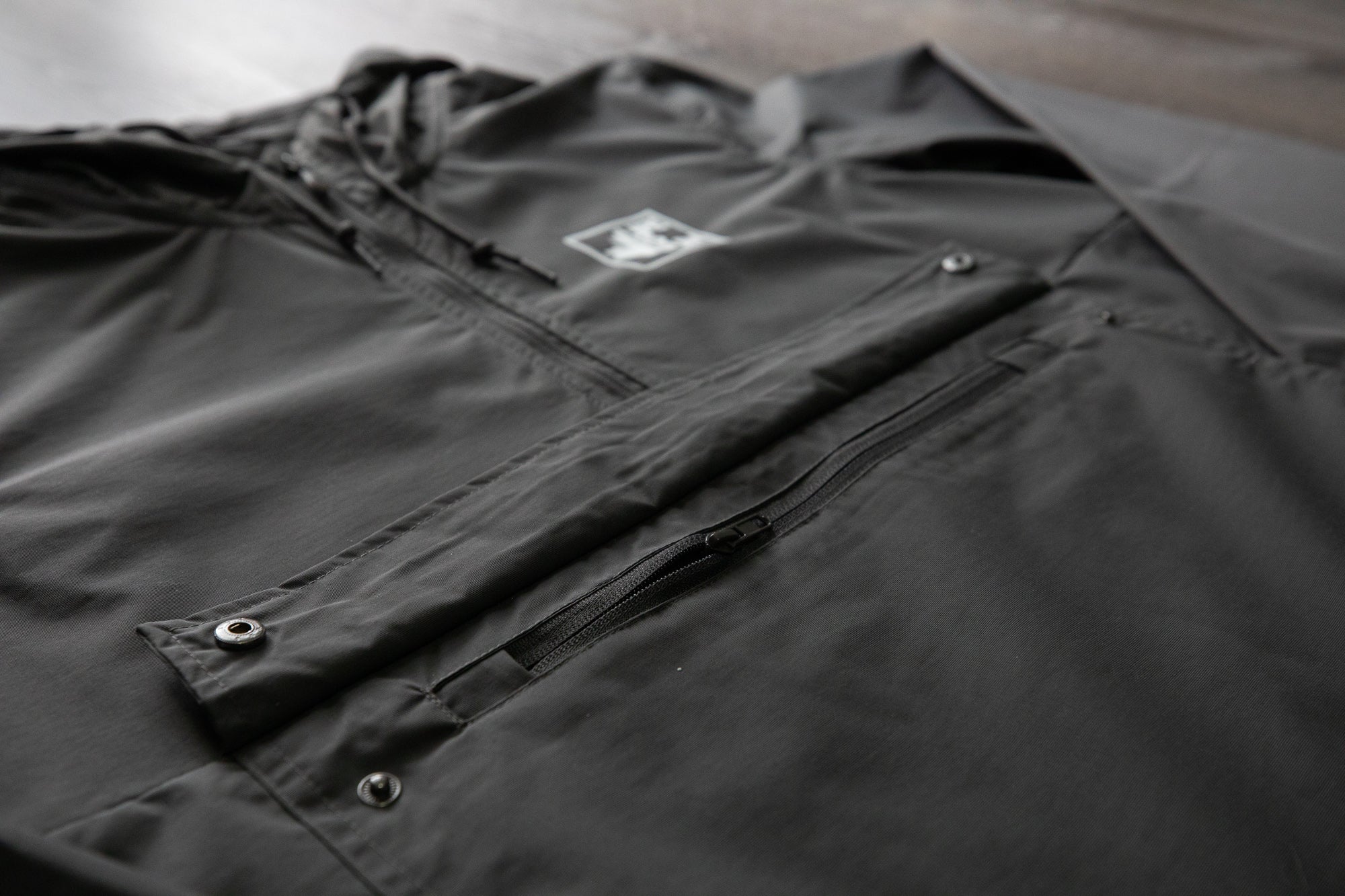 Pullover Rain Jacket // Grey